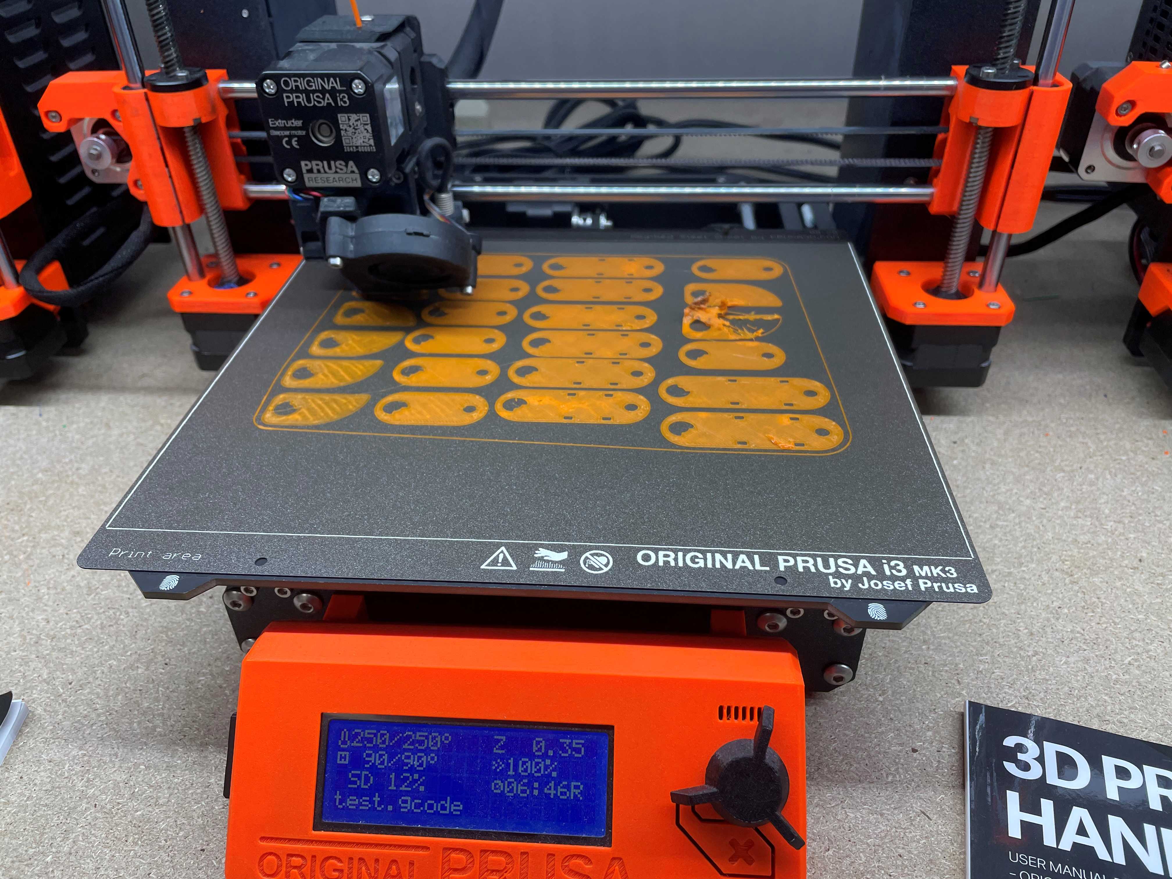 Photo of a 3D printer